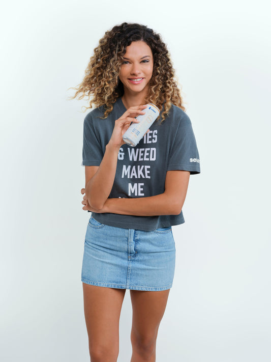 Puppies And Weed T-Shirt by Higher Stitch