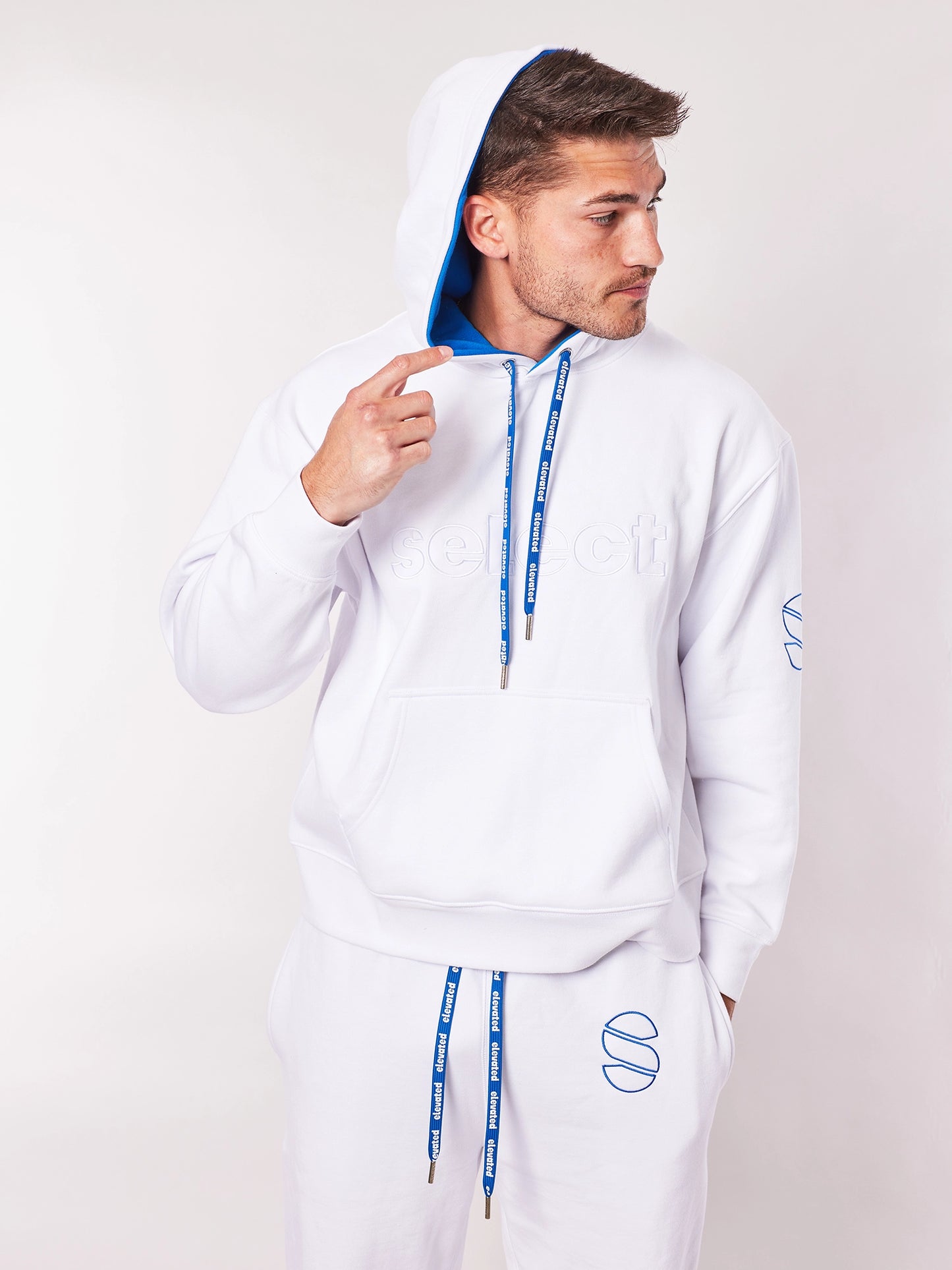 Embossed Hoodie